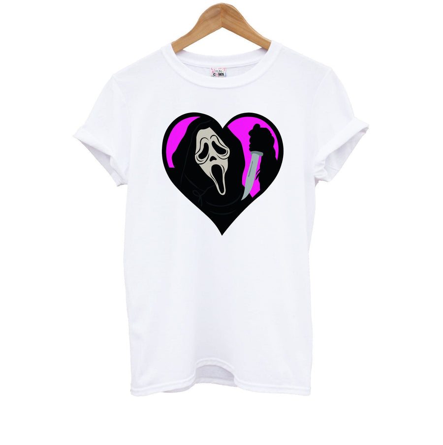 Heart face - Scream Kids T-Shirt