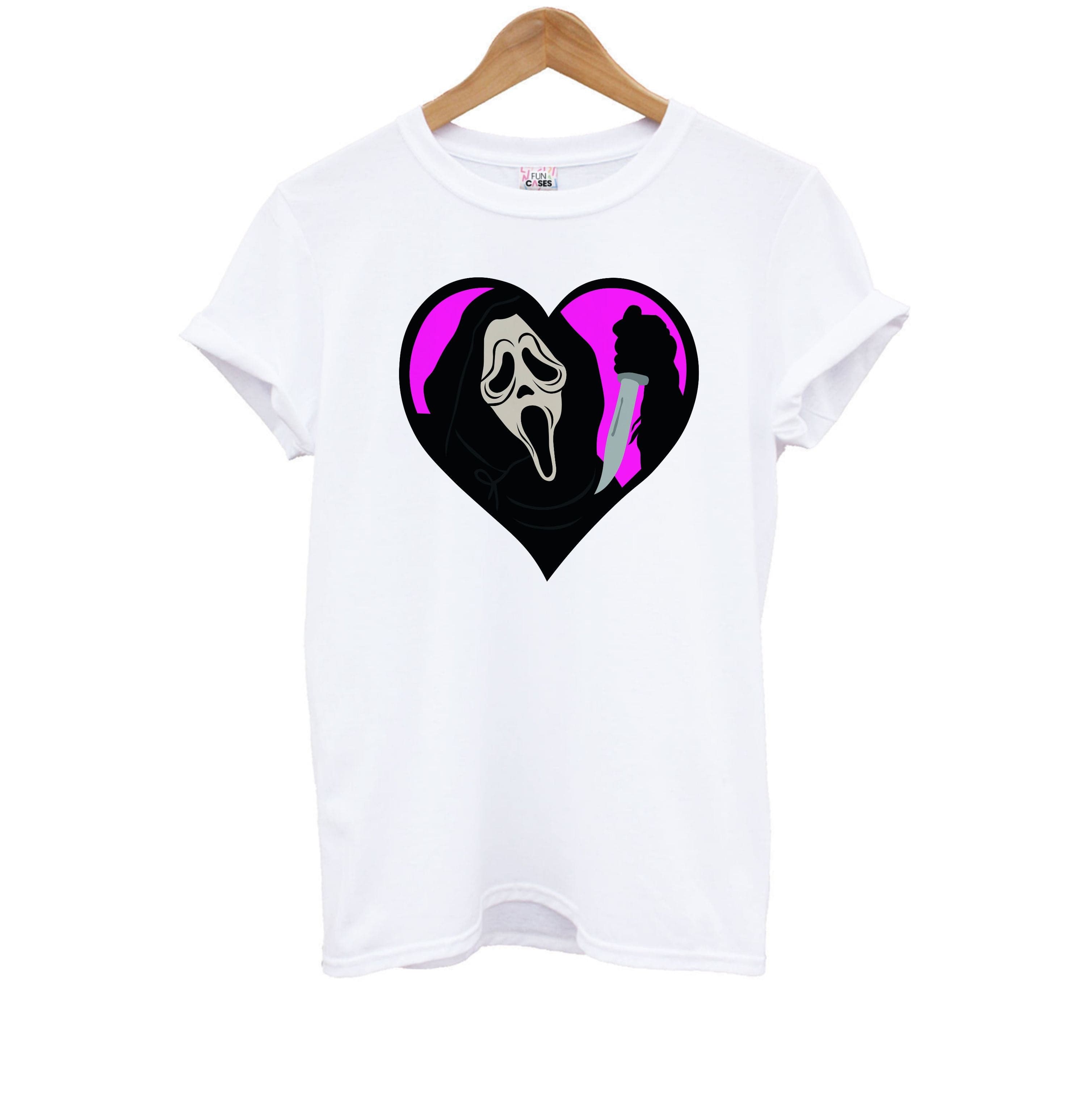 Heart face - Halloween Kids T-Shirt