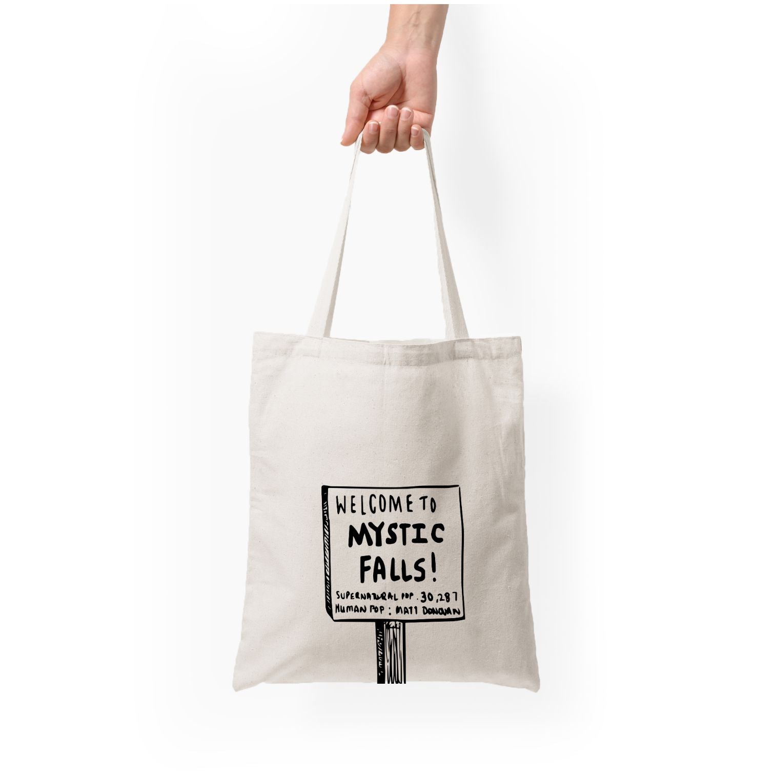 Welcome to Mystic Falls - VD Tote Bag