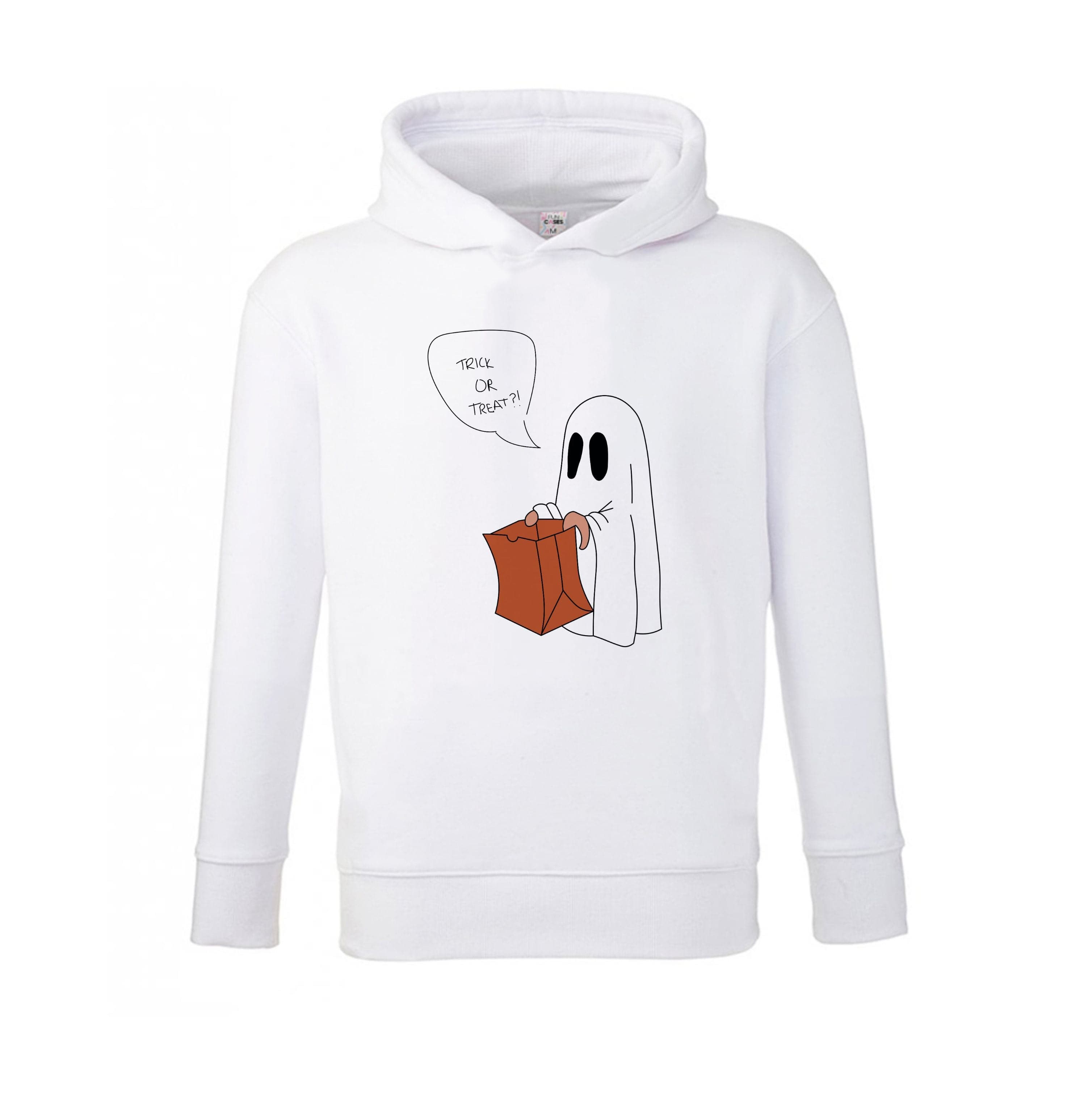 Trick Or Treat Ghost - Halloween Kids Hoodie