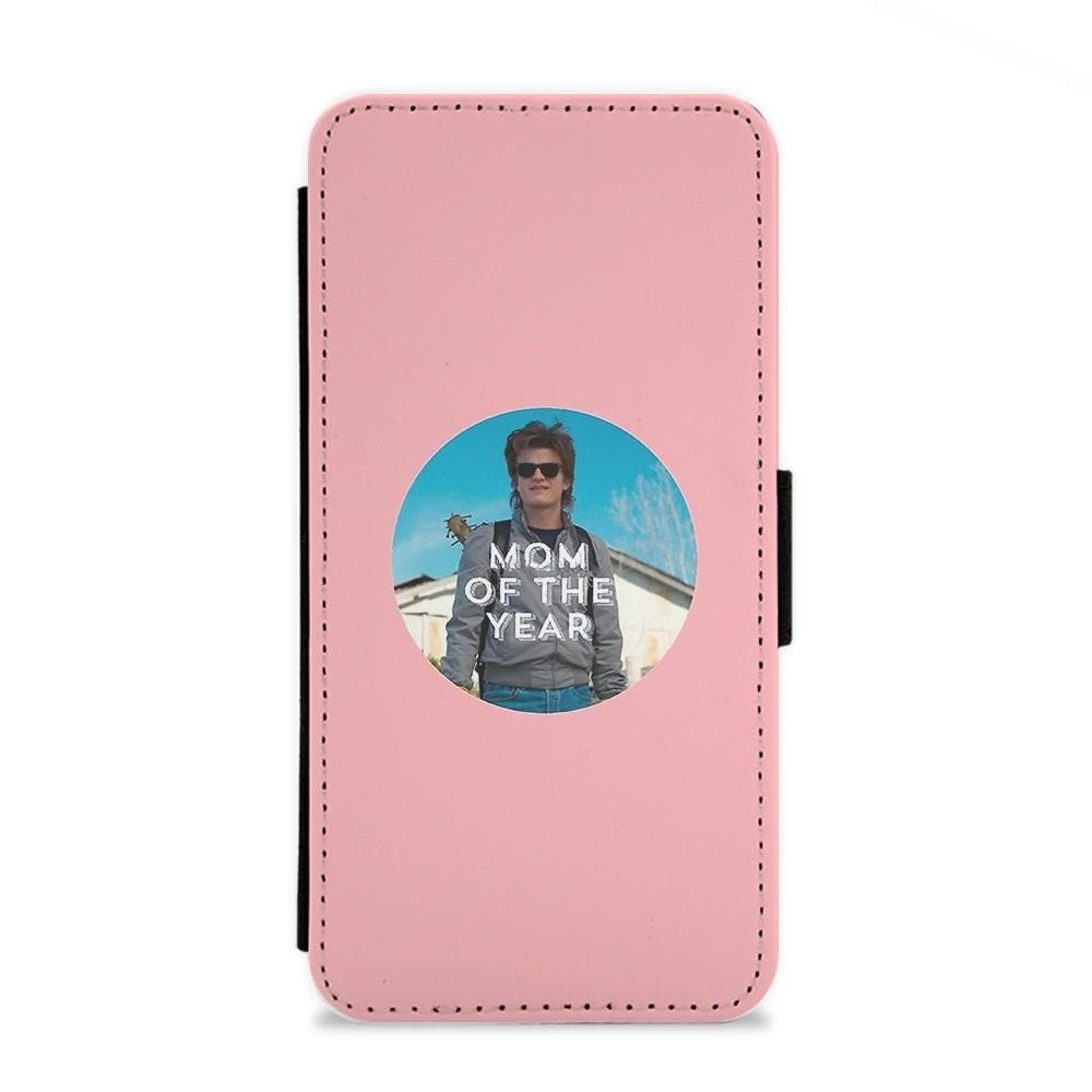 Steve Harrington - Mom Of The Year - Stranger things Flip Wallet Phone Case - Fun Cases