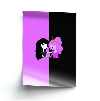 Marceline And Bubblegum Poster