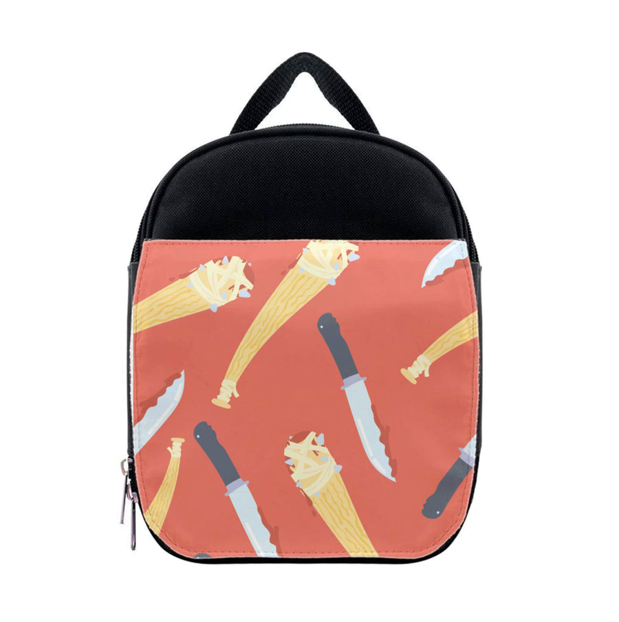 Knives And Bats Pattern - Halloween Lunchbox