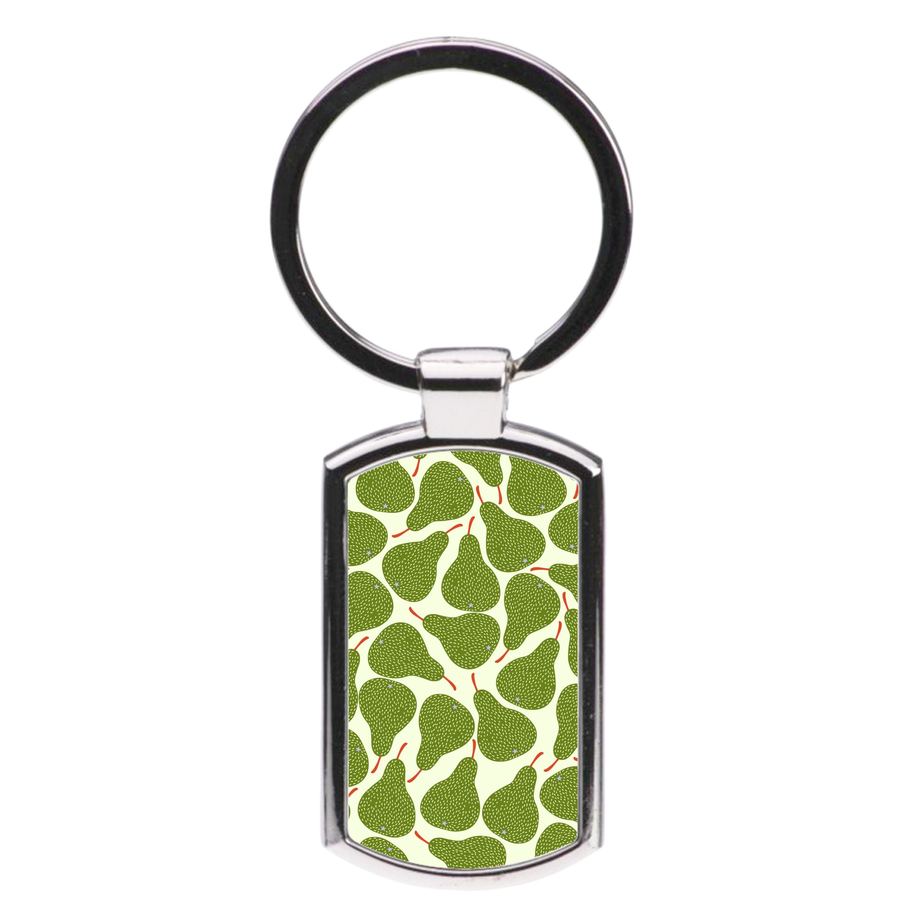 Pears - Fruit Patterns Luxury Keyring