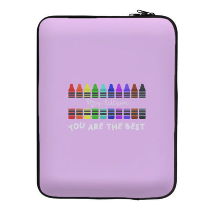 You Are The Best - Personalised Teachers Gift Laptop Sleeve