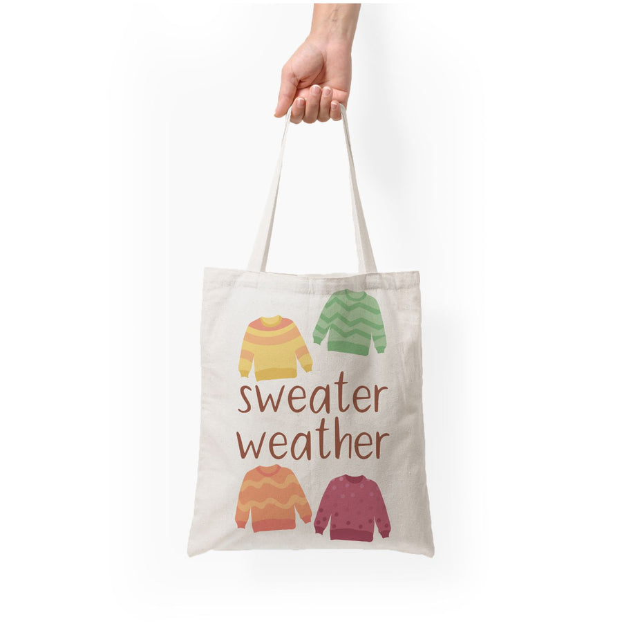 Sweater Weather - Autumn Tote Bag