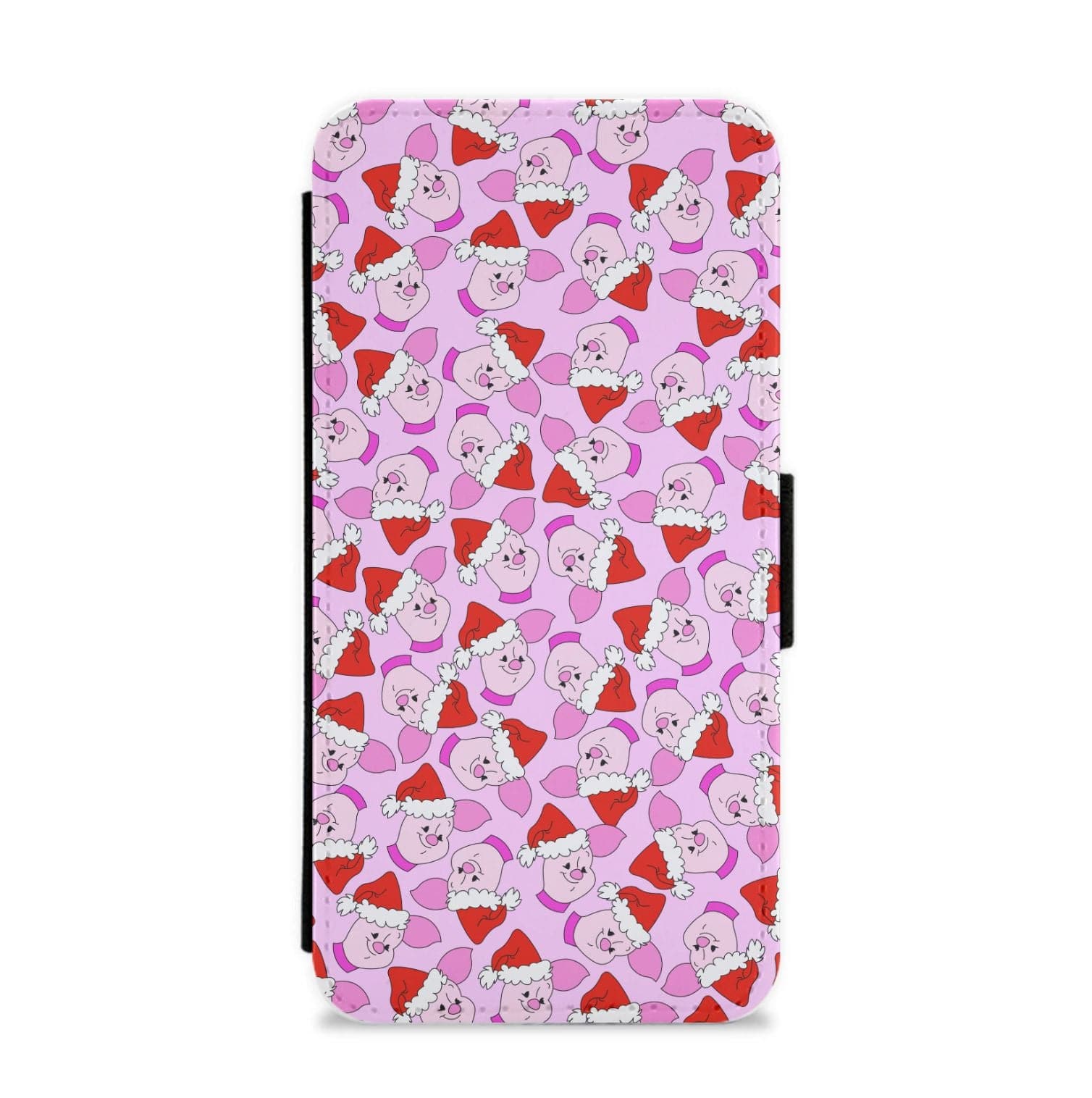 Pig Pattern Christmas Flip / Wallet Phone Case