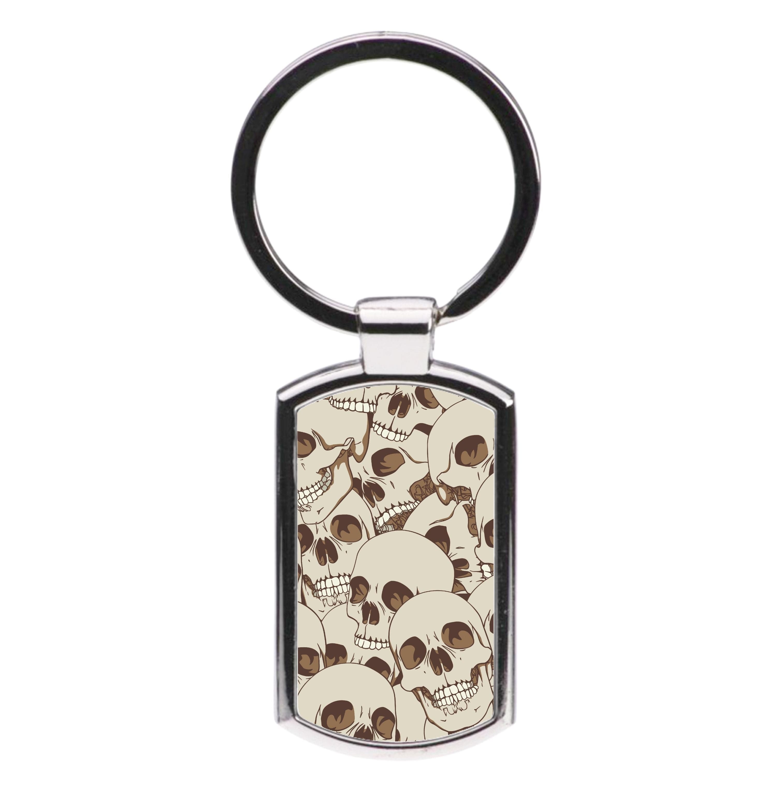 Skull Pattern - Halloween Luxury Keyring