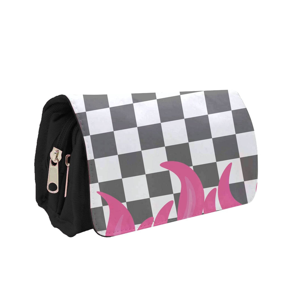 Pink Flame - Skate Aesthetic  Pencil Case