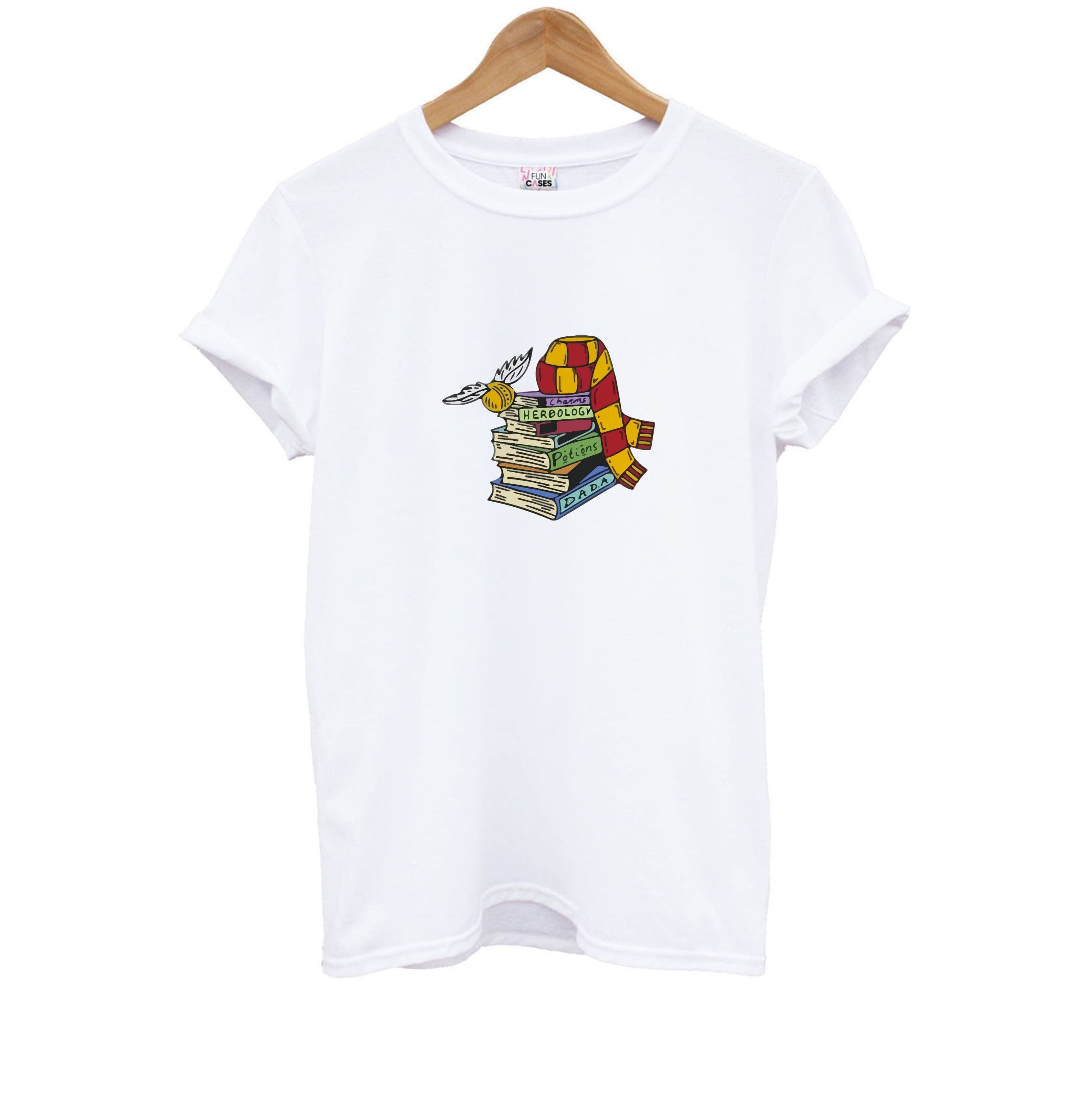 Book Stack Kids T-Shirt