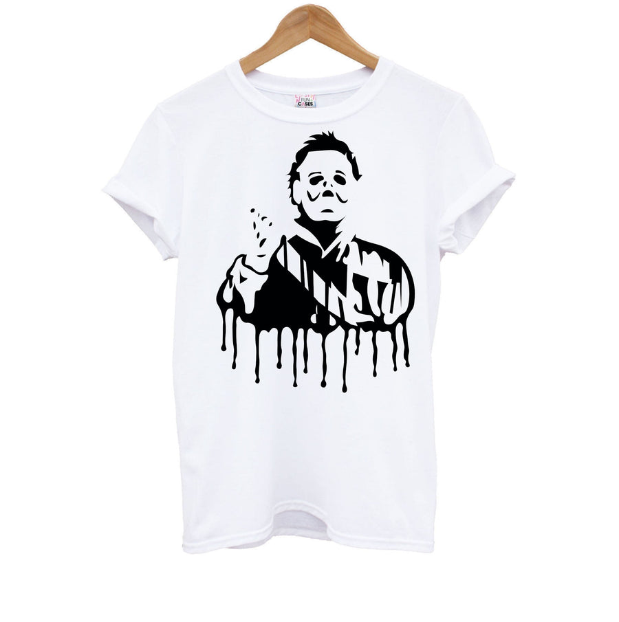 Black & White - Michael Myers Kids T-Shirt
