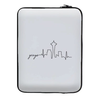 Grey's Skyline - Grey's Laptop Sleeve