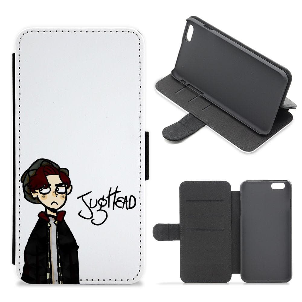 Jughead Cartoon - Riverdale Flip / Wallet Phone Case - Fun Cases