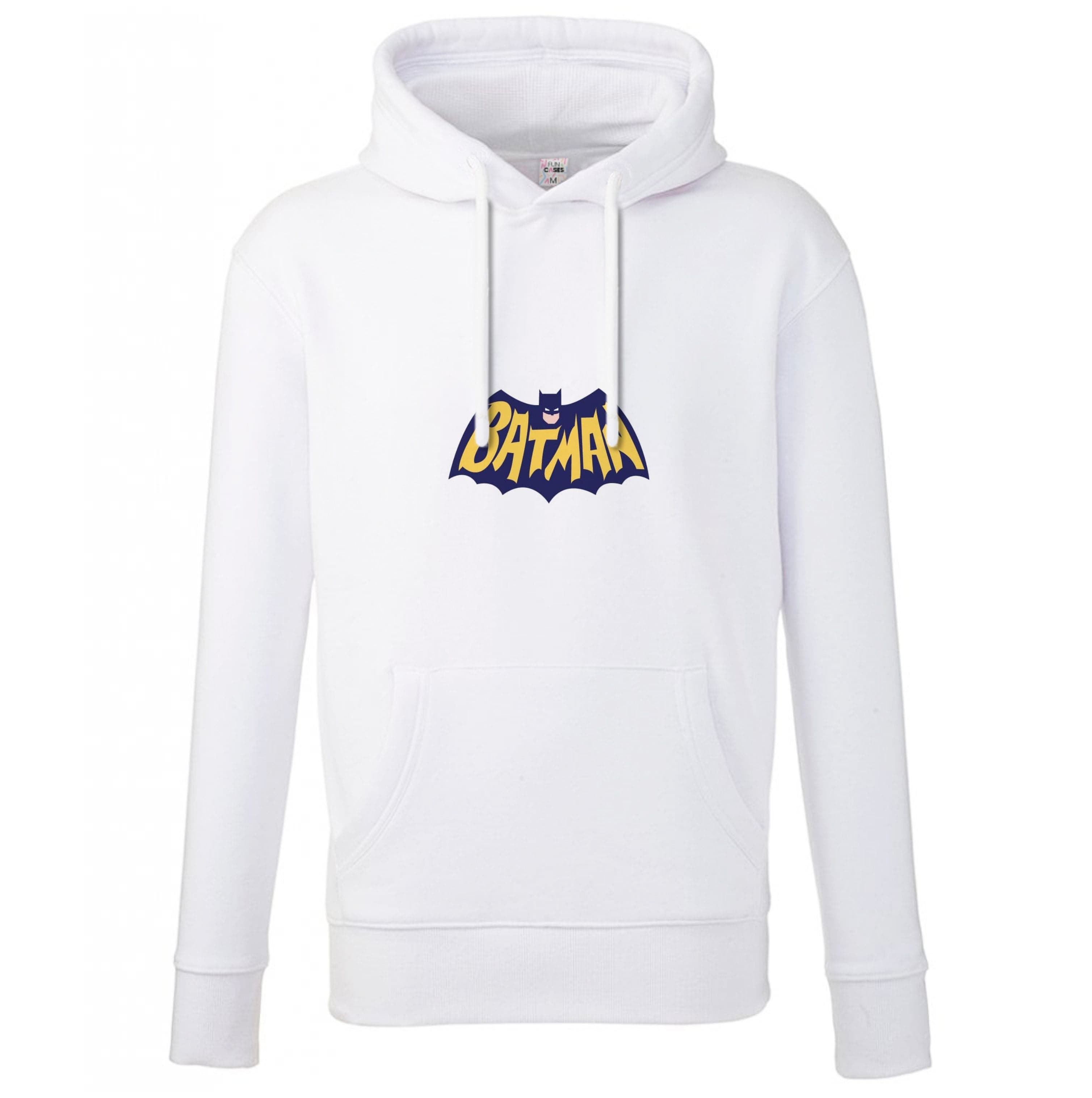 Bat Superhero Purple Logo Hoodie