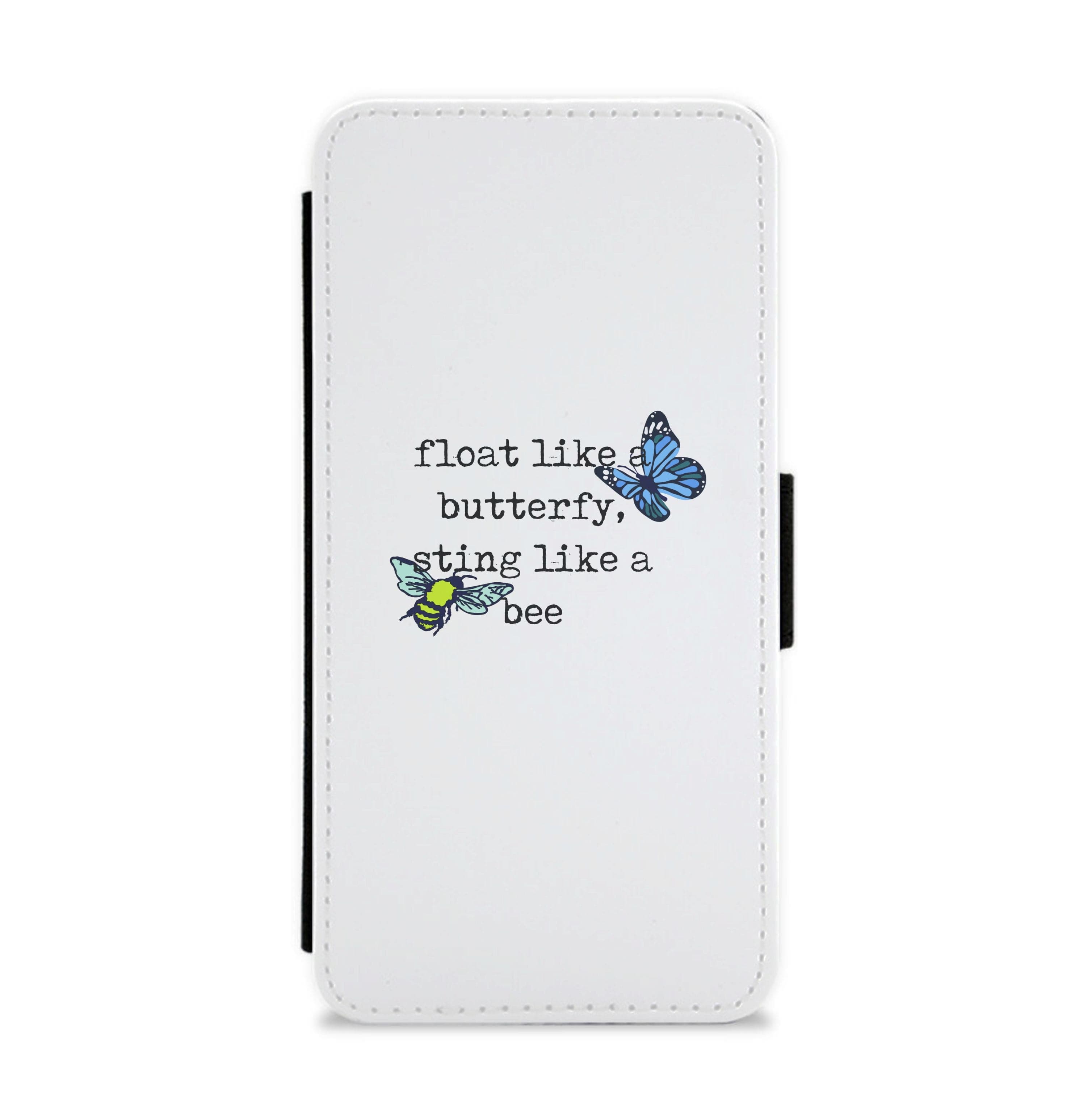 Float like a butterfly, sting like a bee - Boxing Flip / Wallet Phone Case