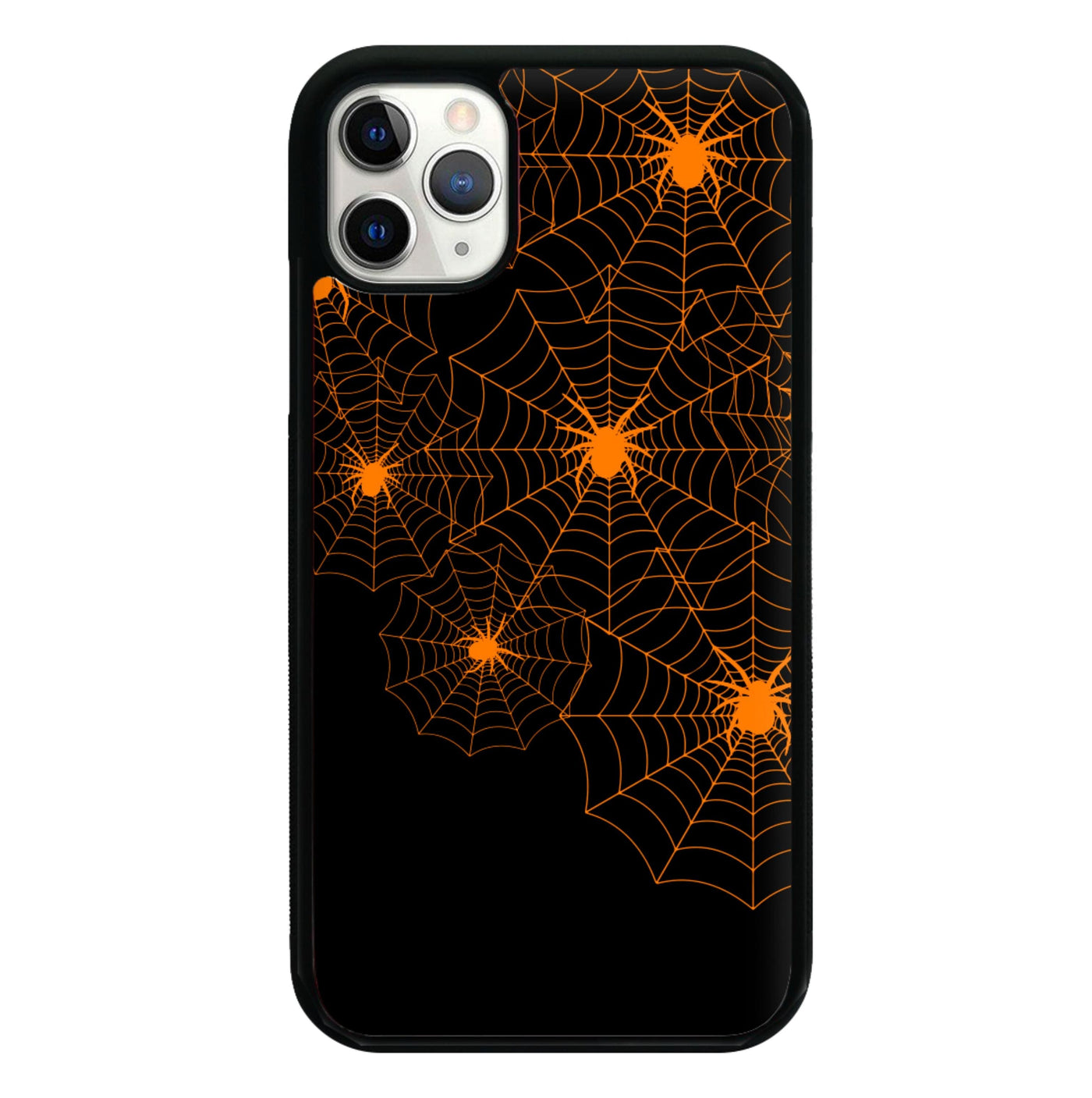 Orange Spider Web  Phone Case