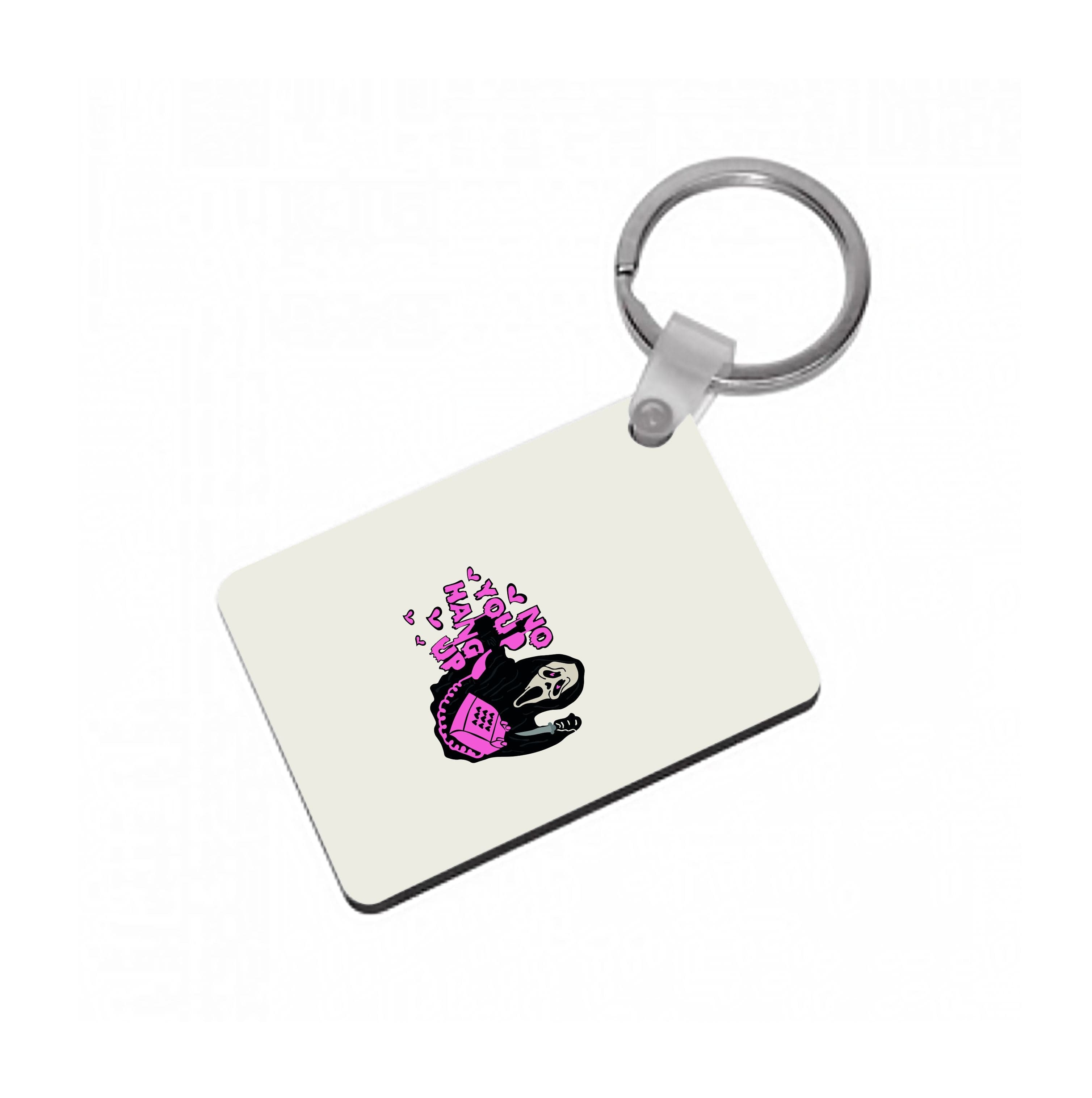 No You Hang Up - Halloween Keyring