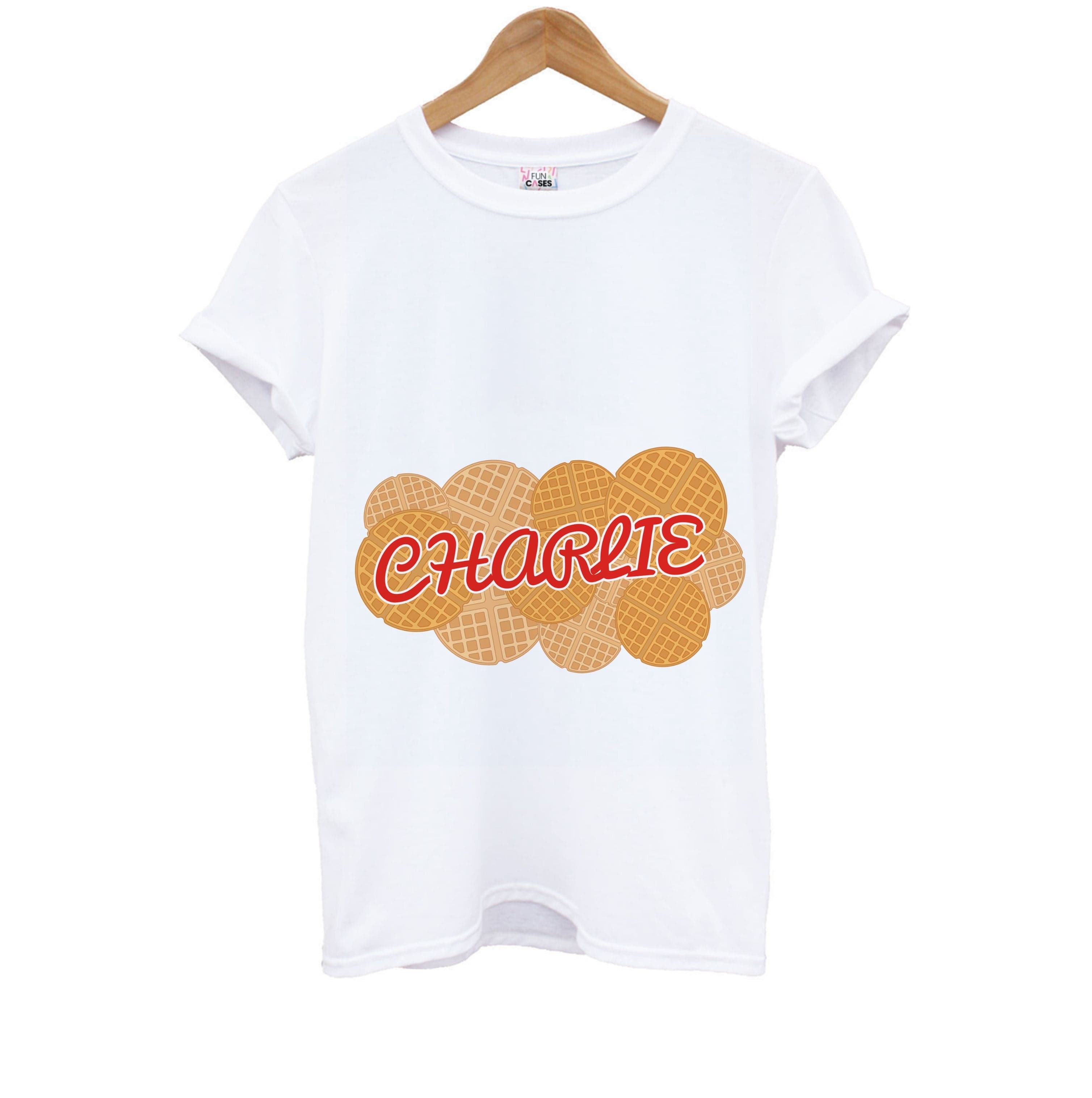 Waffles - Personalised Stranger Kids T-Shirt