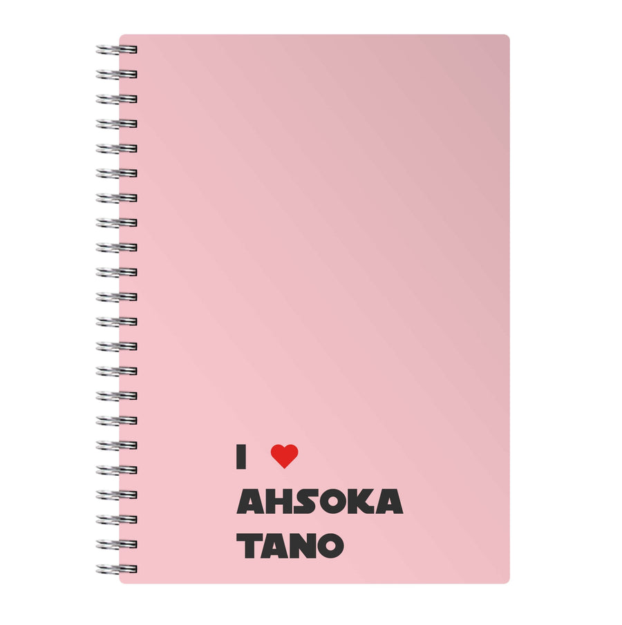 I Love Ahsoka Tano - Tales Of The Jedi  Notebook