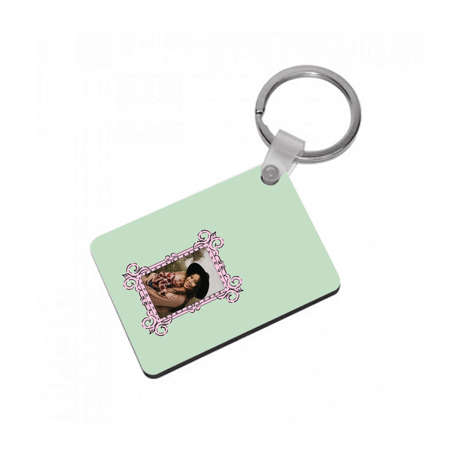 Pink Photo Frame - Personalised Mother's Day Keyring