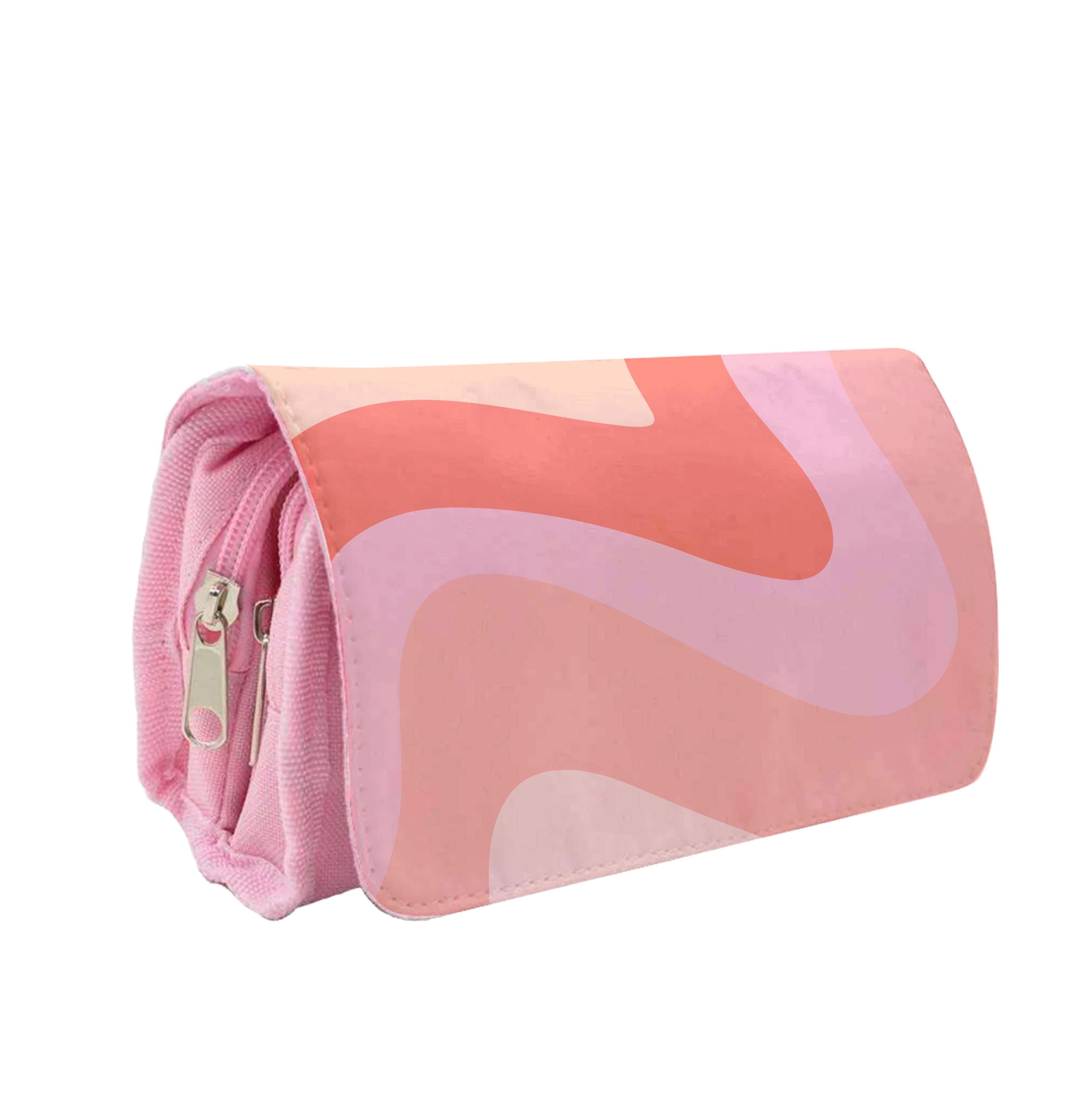 Abstract Pink And Purple Pencil Case