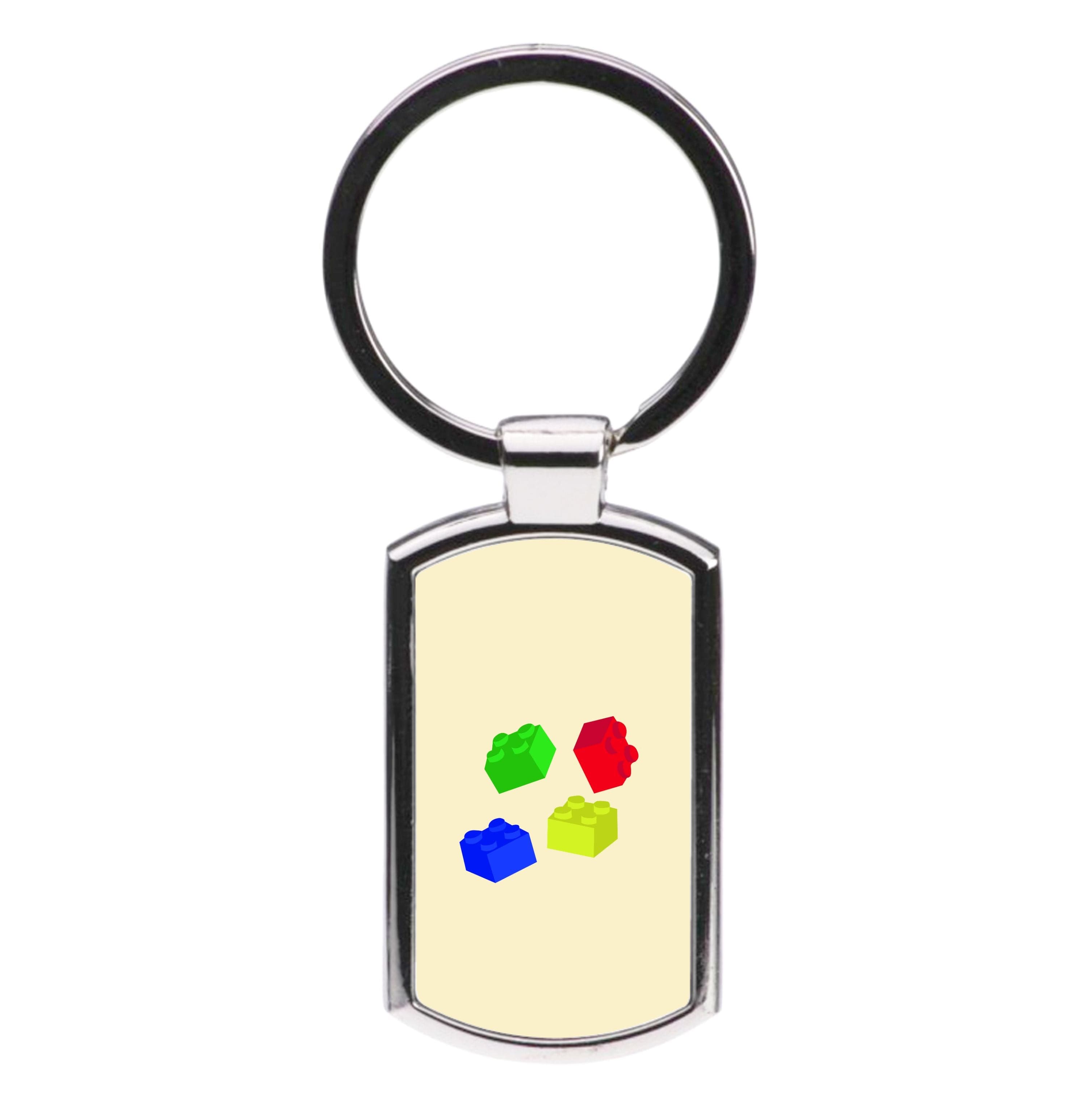 Coloured Bricks Luxury Keyring