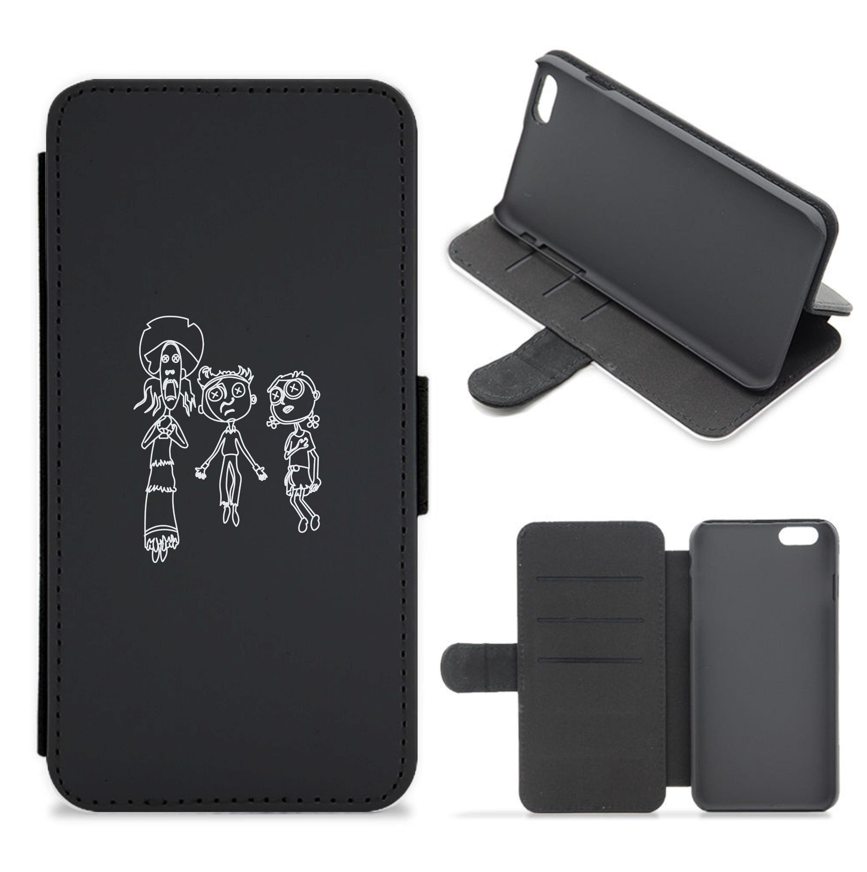 Cor Outline Flip / Wallet Phone Case