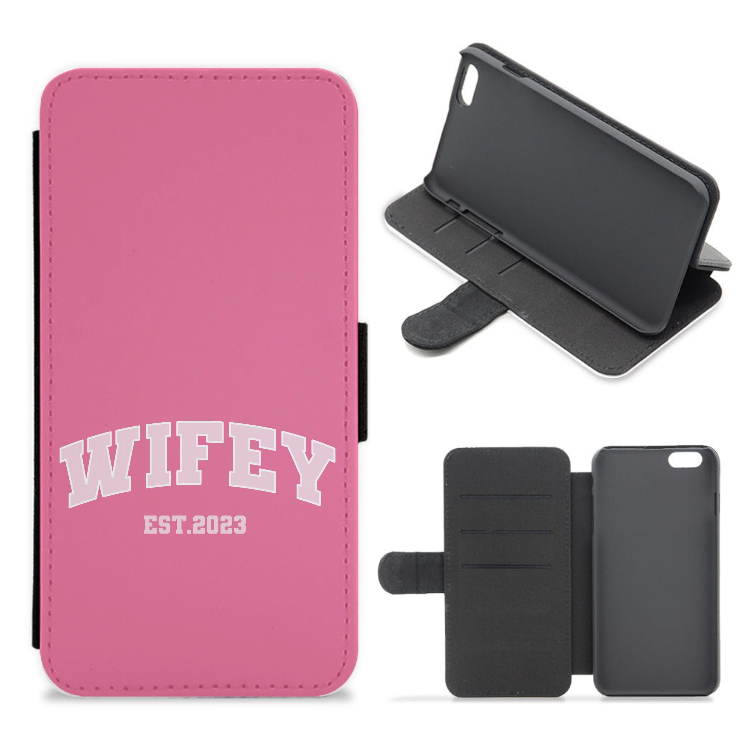 Wifey - Bridal Flip / Wallet Phone Case