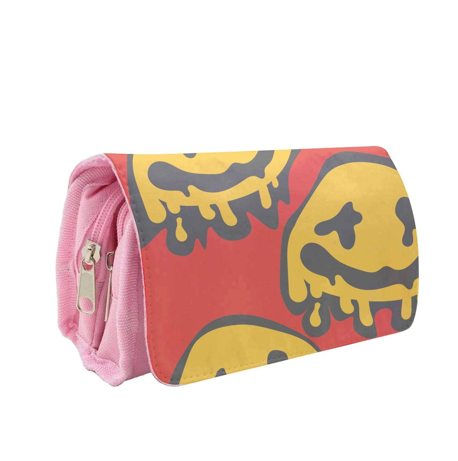 Dripping Smiley - Skate Aesthetic  Pencil Case