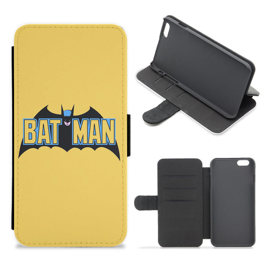 Yellow Batman Logo Wallet Phone Case