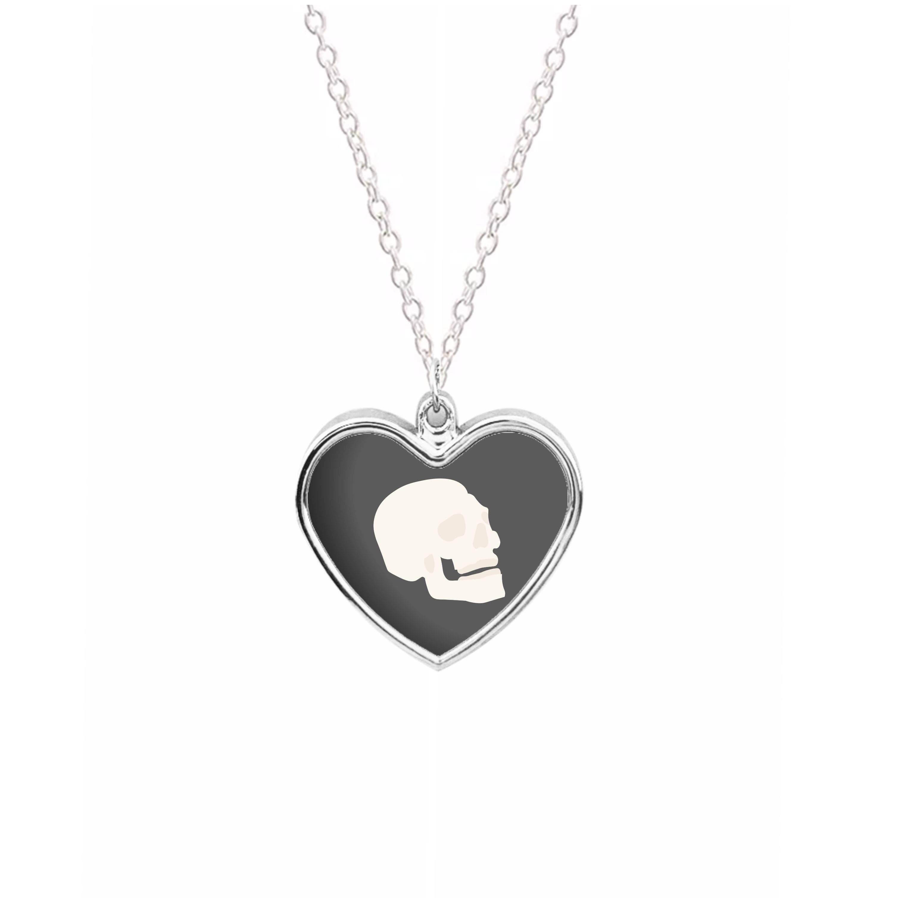 Skull Outline - Halloween Necklace