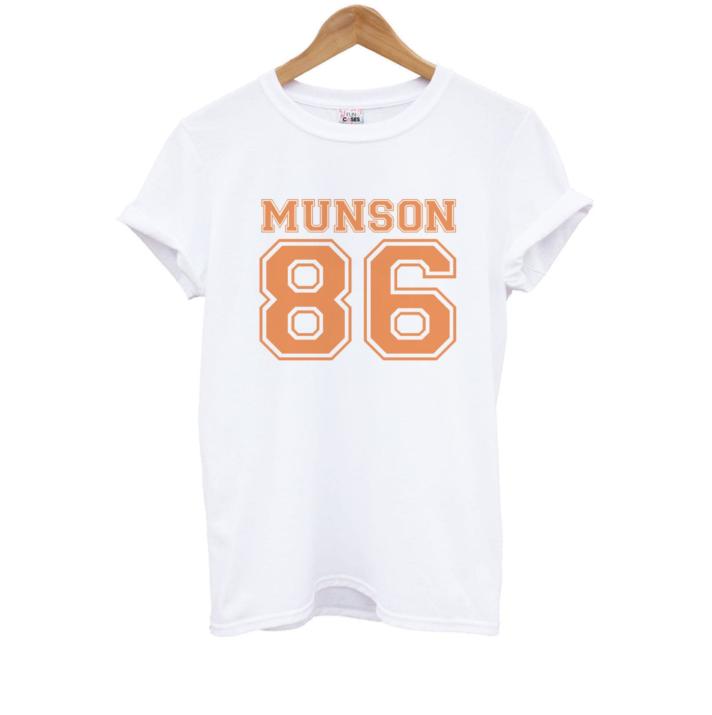 Eddie Munson 86 - Orange Kids T-Shirt