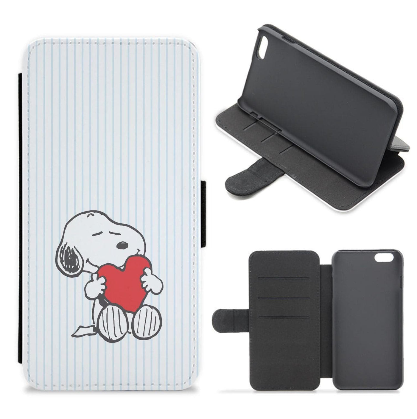 Snoopy - Valentine's Day Flip / Wallet Phone Case