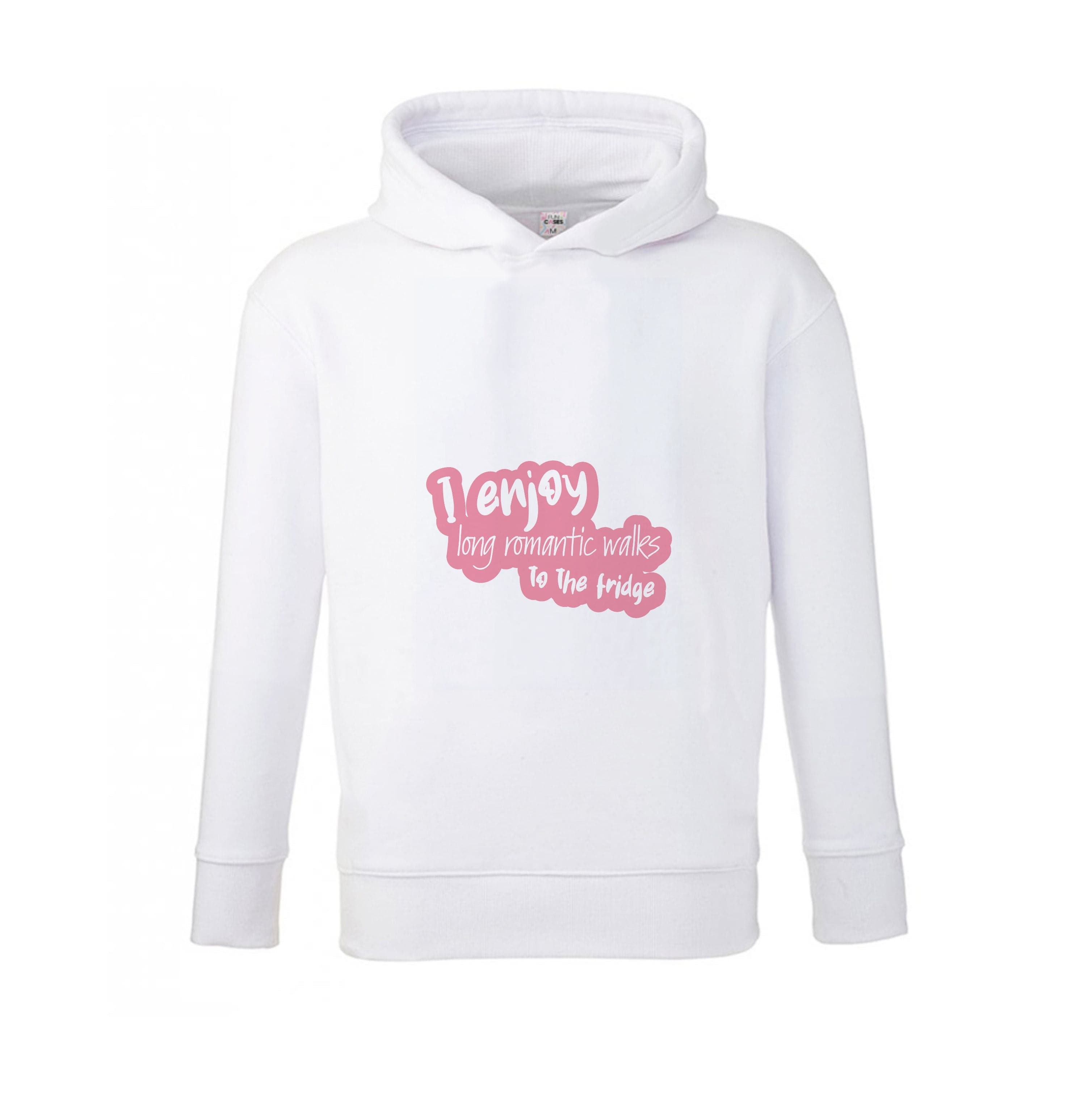 I Enjoy Long Romantic Walks - Funny Quotes Kids Hoodie