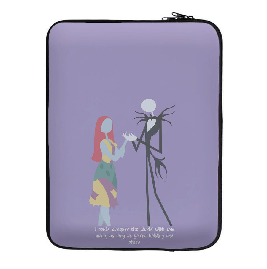 I Could Conquer The World - The Nightmare Before Christmas Laptop Sleeve