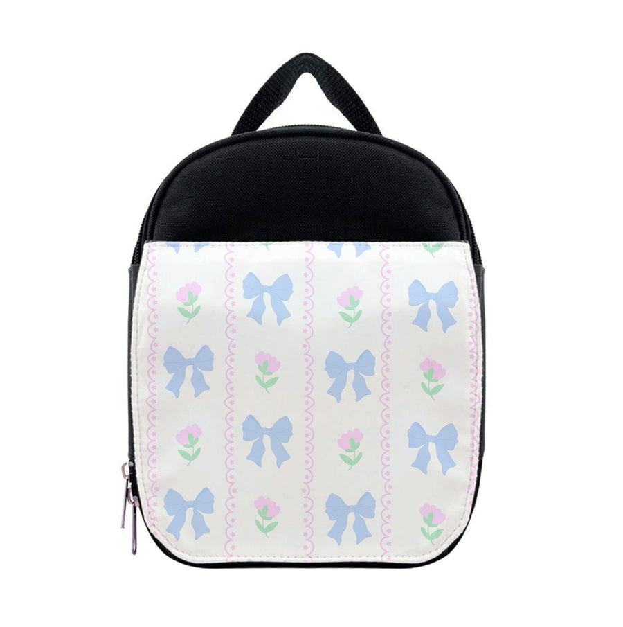 Pink Bows Pattern - Clean Girl Aesthetic Lunchbox