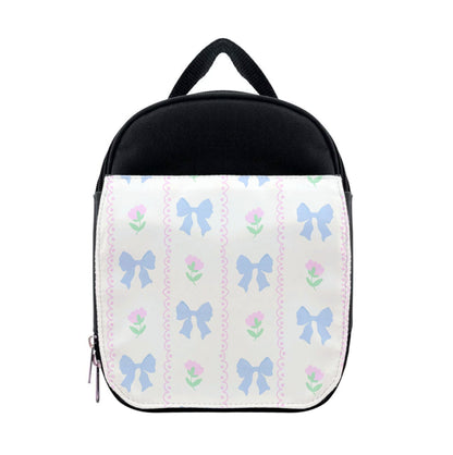 Pink Bows Pattern - Clean Girl Aesthetic Lunchbox