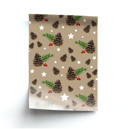 Acorn - Christmas Patterns Poster