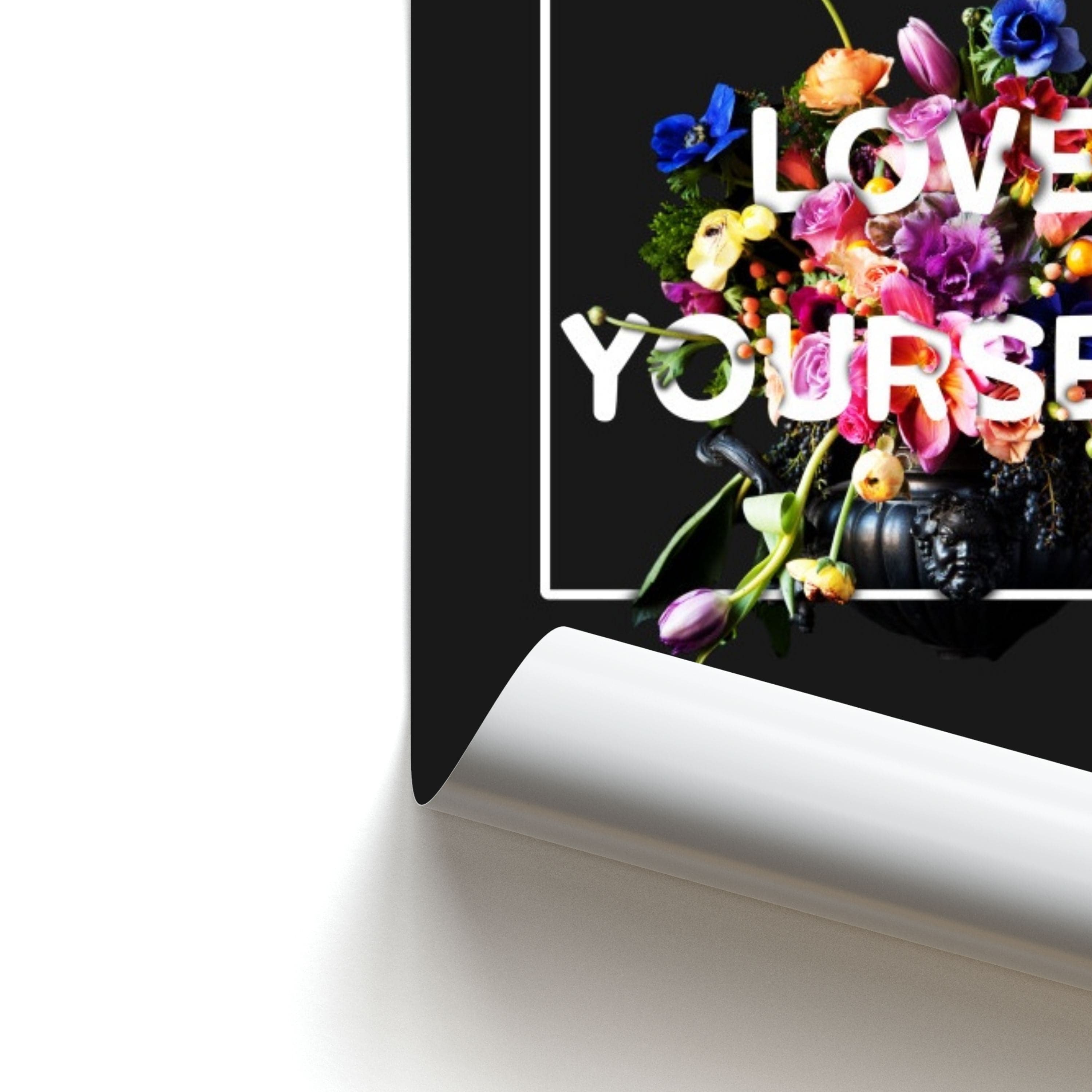 Floral Love Yourself - K Pop Poster