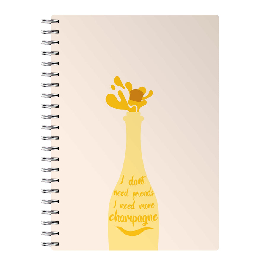 I Don't Need Friends - TV Quotes Notebook