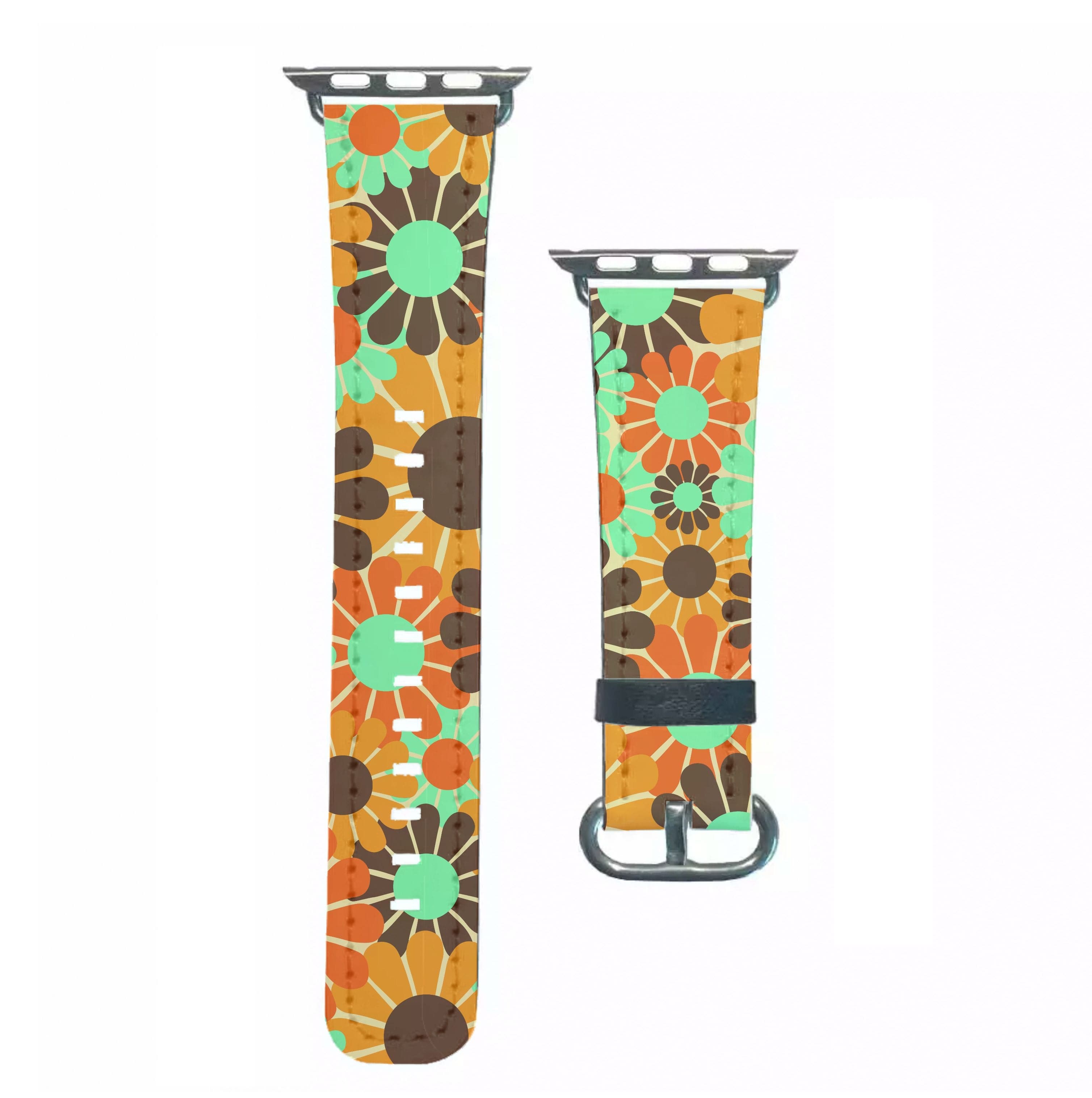 Flower Collage  Apple Watch Strap