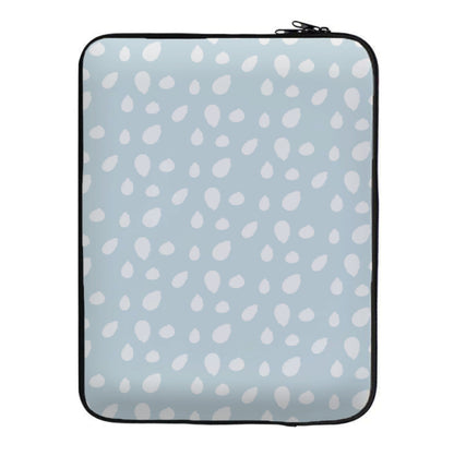 Pastel Blue Dots Laptop Sleeve