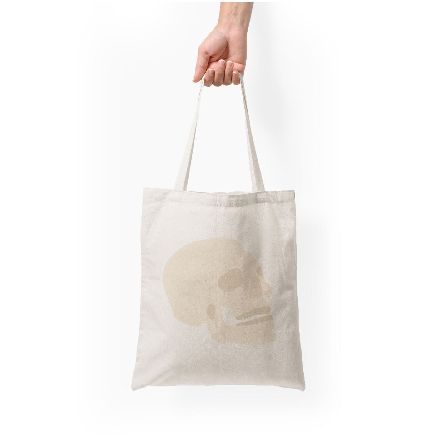 Skull Outline - Halloween Tote Bag