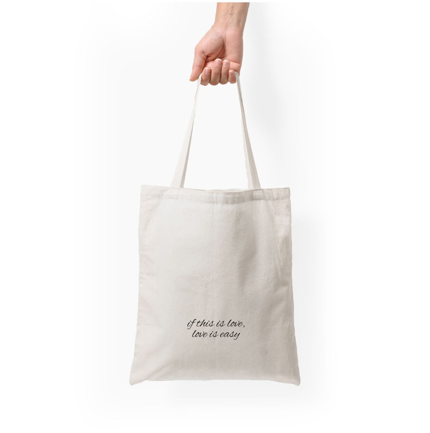 If This Is Love, Love Is Easy - McBand Tote Bag