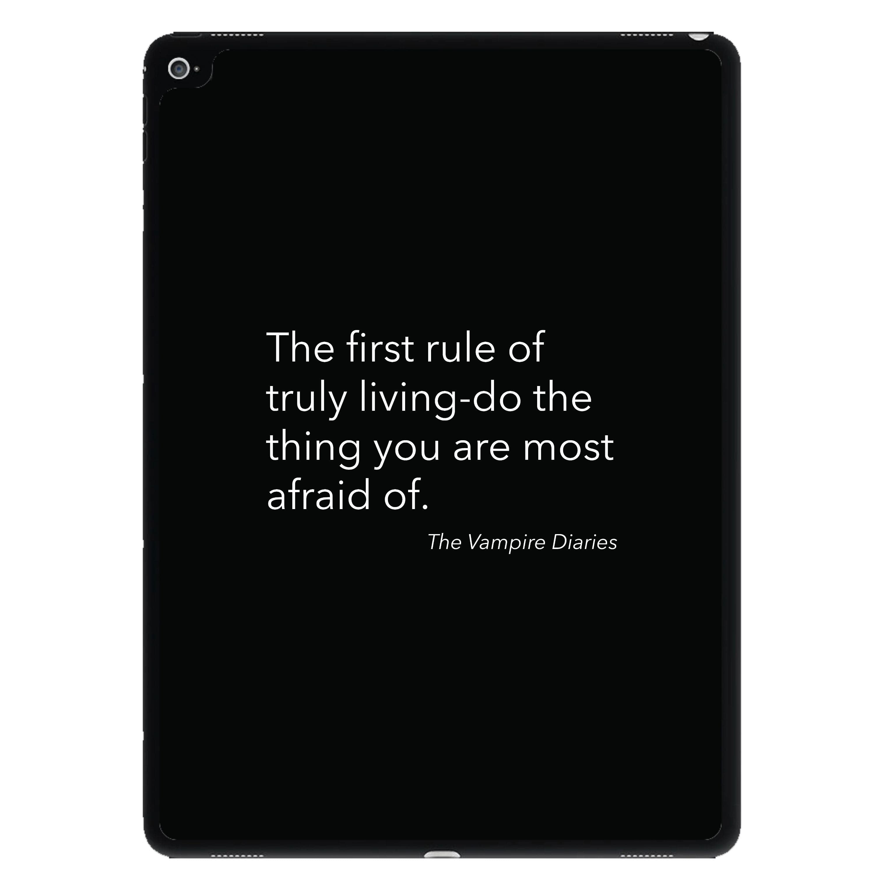 The First Rule Of Truly Living - VD iPad Case