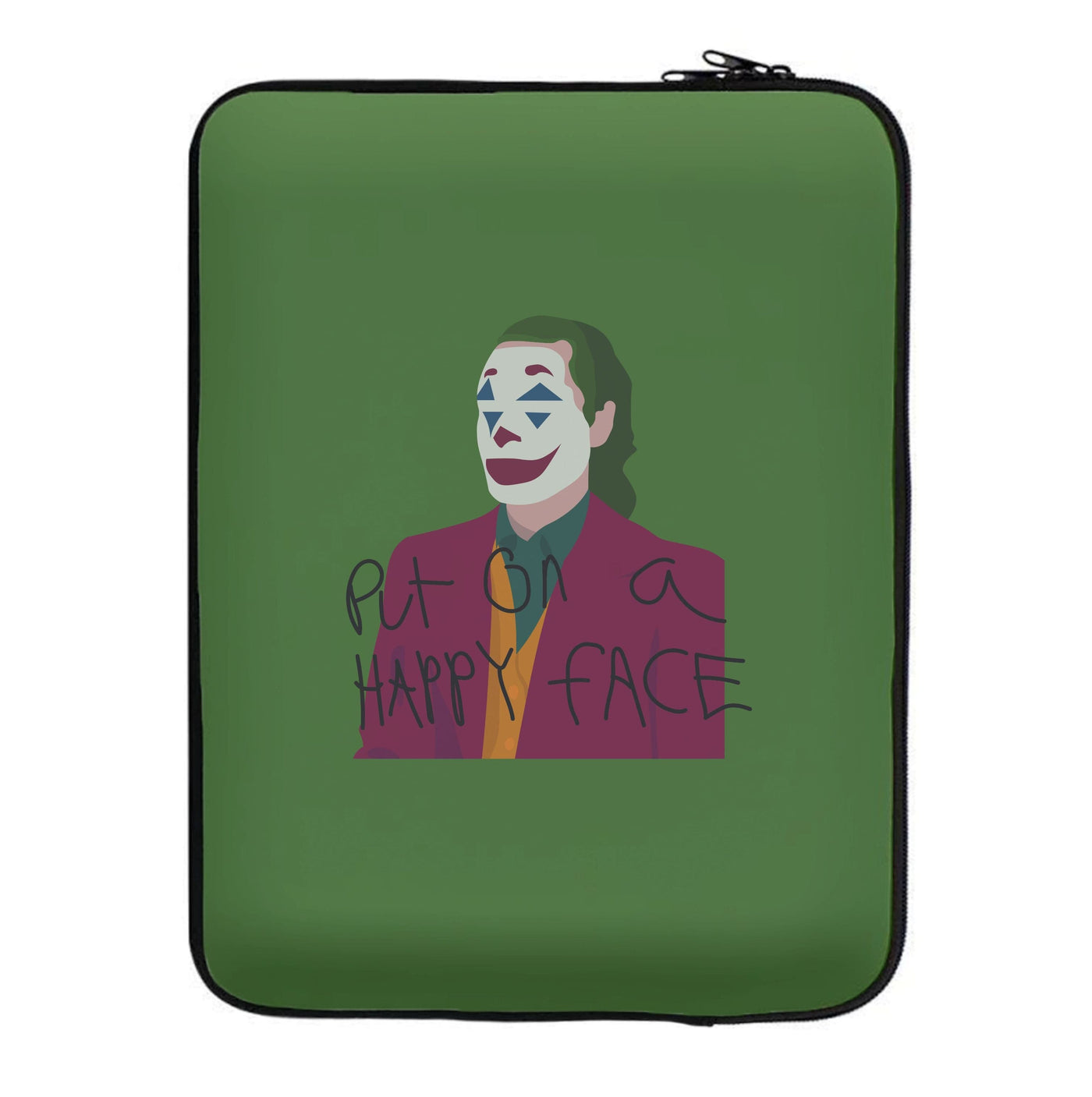 Put on a happy face - Joker Laptop Sleeve