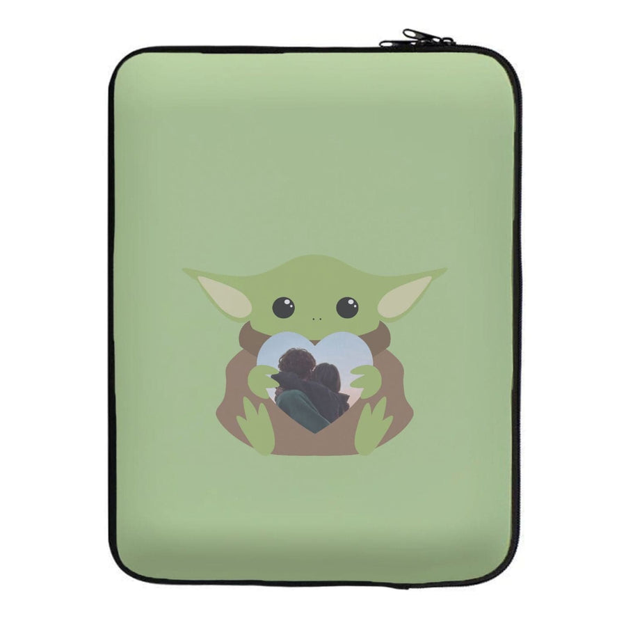 Baby Yoda - Personalised Couples Laptop Sleeve