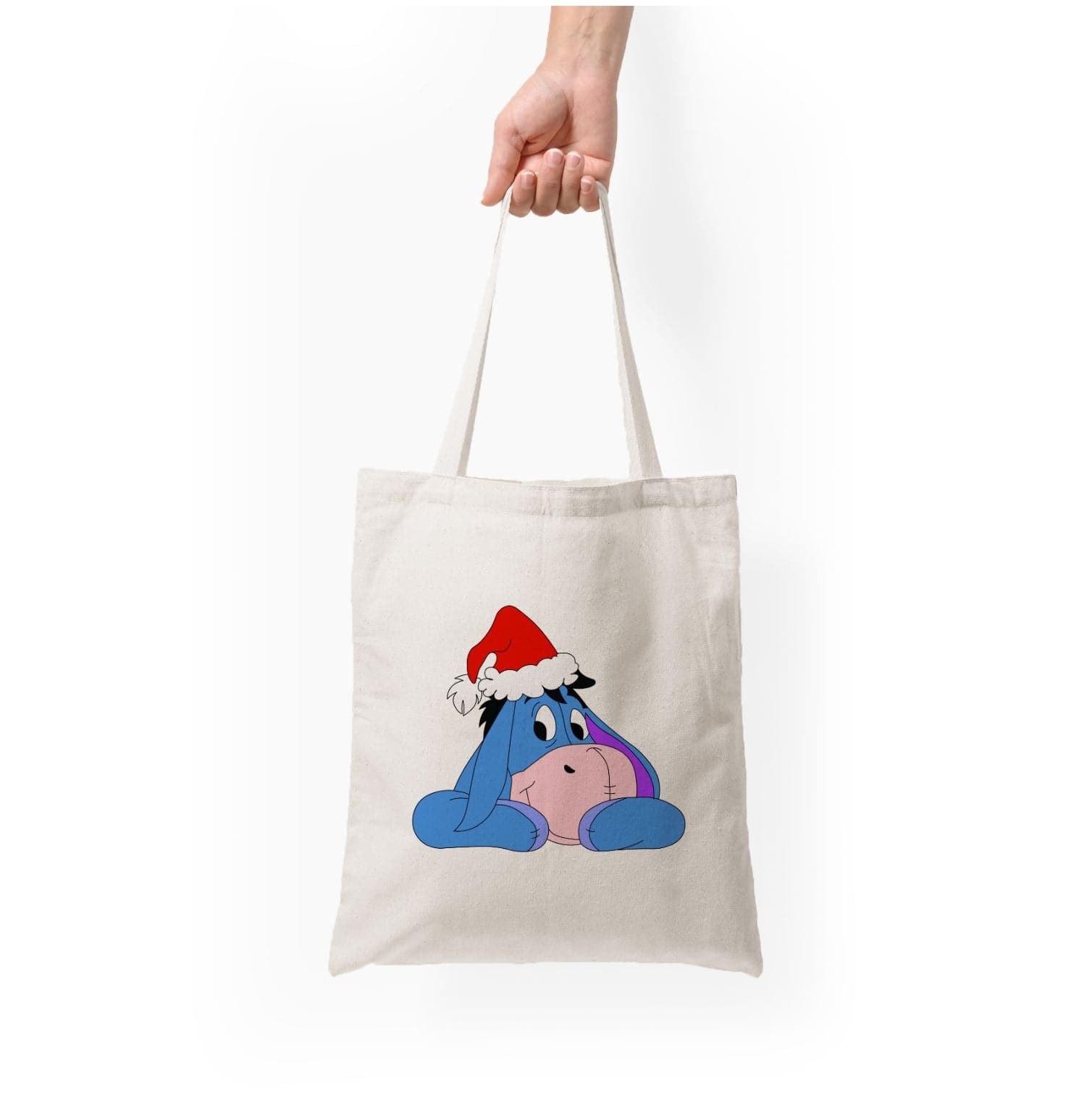 Donkey Pattern Christmas Tote Bag