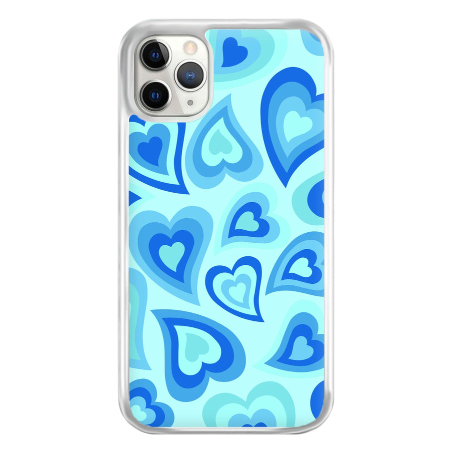 Blue Hearts - Trippy Patterns Phone Case
