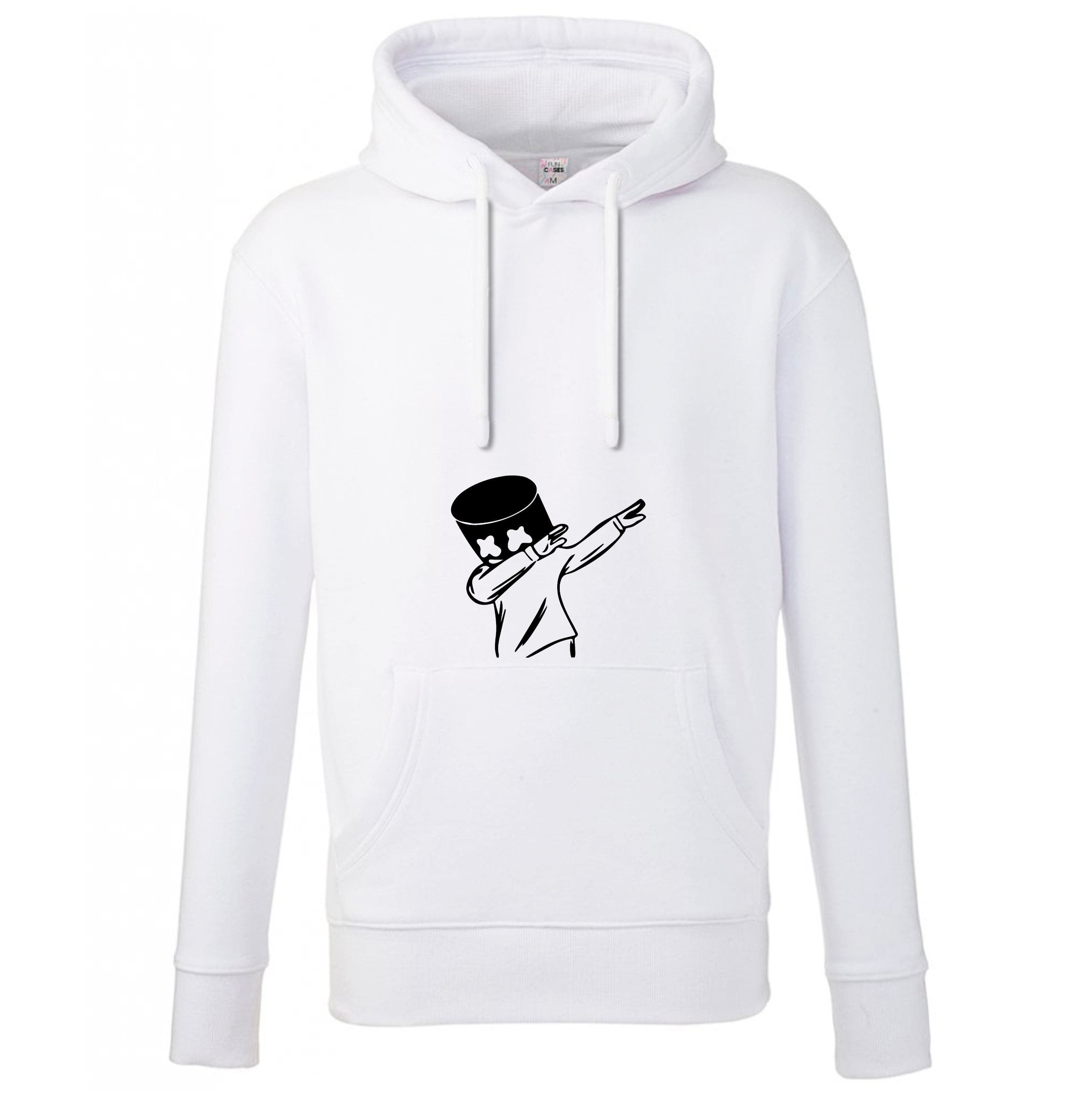 Silhouette White Helmet DJ Dab Hoodie